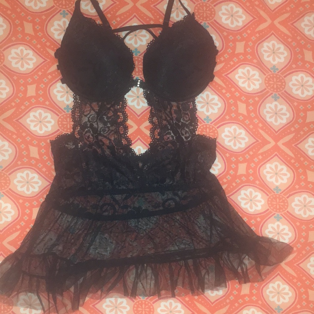 Black lingerie